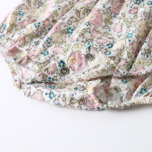 Pelele de Algodón Floral para Bebé - Diseño Pastoral Adorable - Image 18