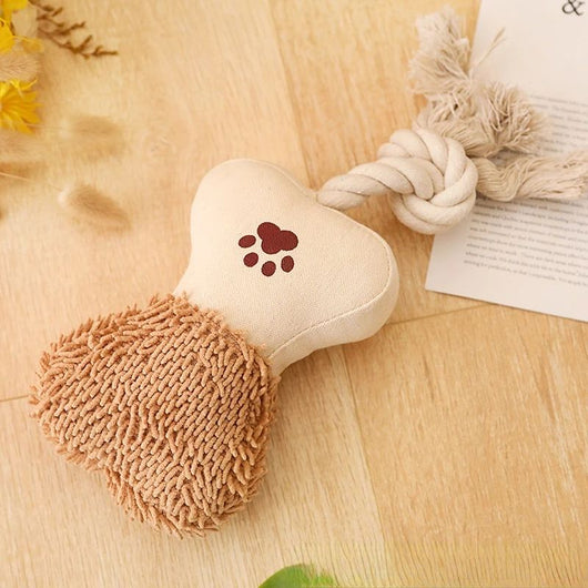 Juguete de Cuerda para Perros con Sonido y Limpiador Dental - Image 14