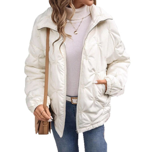 Abrigo de Pana Grueso Talla Grande para Mujer - Image 5