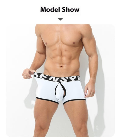 Bóxer Hombre Talle Bajo con Abertura Frontal y Trasera - Transpirable y Sexy - Image 19
