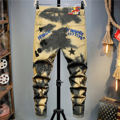 Pantalones Jeans Slim Fit Estirables con Estampado Camuflaje - Diseño Moderno y Versátil - Image 12
