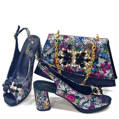 Juego de Bolsa y Zapatos para Dama Estilo Europeo y Americano - Image 7