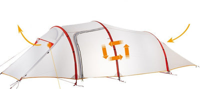 Carpa Túnel Static Nebula Light para 3 Personas - Camping y Montañismo - Image 12