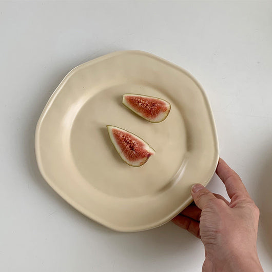 Juego de Platos y Tazones Artesanales Mate para Desayuno y Postre - Image 10