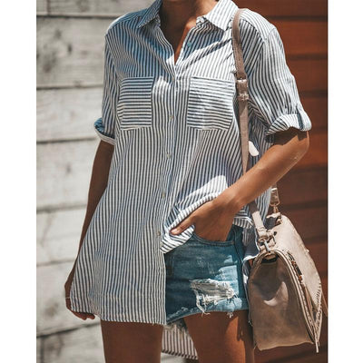 Blusa Rayas Elegante para Mujer - Image 6