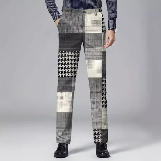 Pantalones de Vestir Slim Fit Clásicos para Hombre