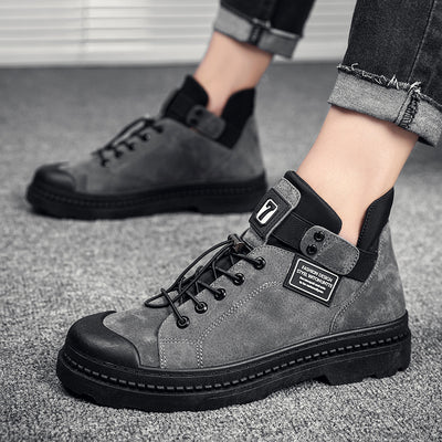 Botas Altas de Trabajo Retro para Hombre