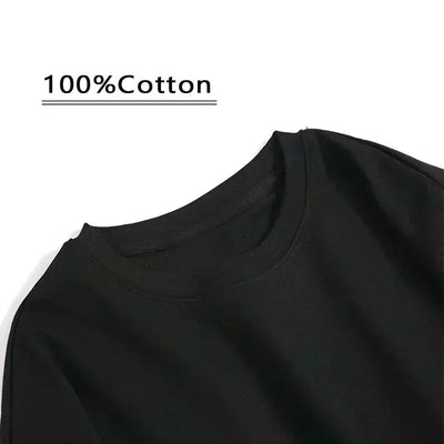 Camiseta Oversized Hombre Patrón Letras Personalidad - Image 4