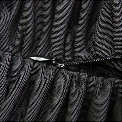 Vestido Plisado con Cinturón de Cadera y Protector de Pecho - Image 11