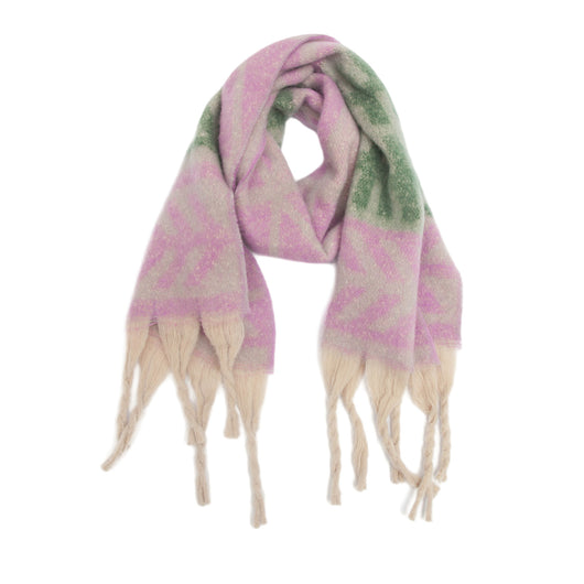 Pashmina de Otoño Invierno con Borlas - Tejido Grueso Europeo Estilo Moderno - Image 12