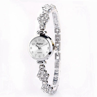 Reloj de Pulsera Mujer Perlas Elegante - Cuarzo Fashion Acero Inoxidable