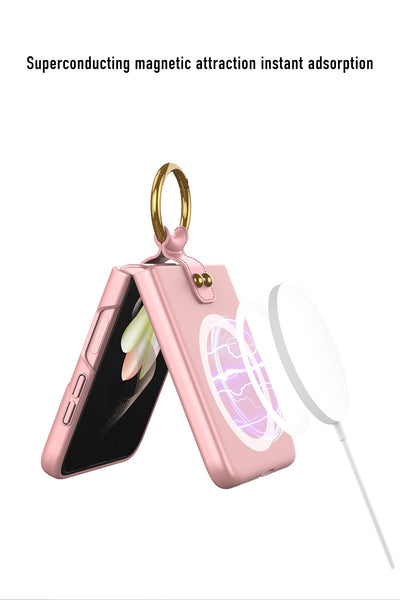 Funda Protectora con Cargador Inalámbrico y Anillo Plegable - Image 24