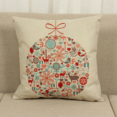 Funda de Almohada Navideña con Diseño de Alce - Image 18