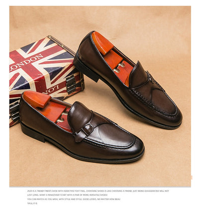 Zapatos de Cuero Premium con Cierre Fácil para Hombre - Image 9