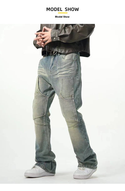 Jeans Rectos Holgados con Efecto Desgastado American Street - Image 12