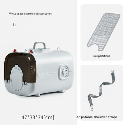 Transportín Espacial para Mascotas - Maleta Portátil de Gran Capacidad con Función Anti-estrés - Image 8