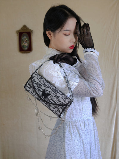 Bolso Clutch Elegante con Diseño de Encaje Versátil - Image 23