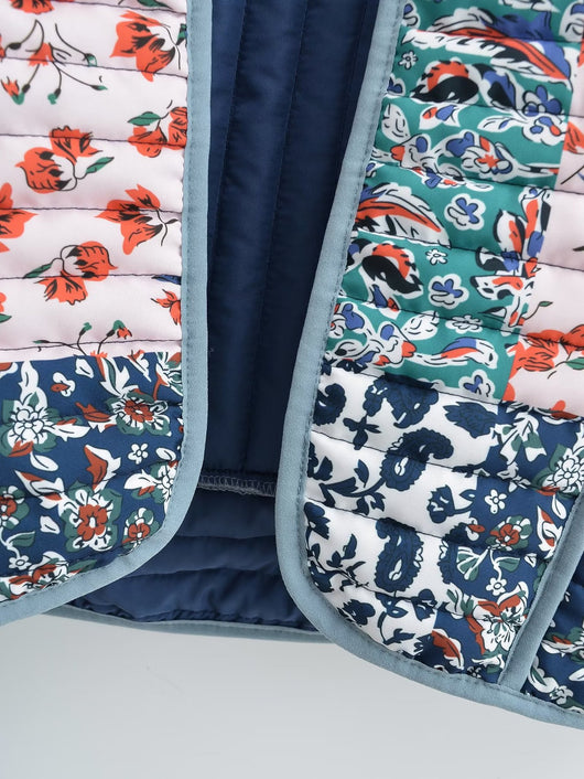 Abrigo Acolchado Suelto Estampado para Mujer - Comodidad y Estilo - Image 16