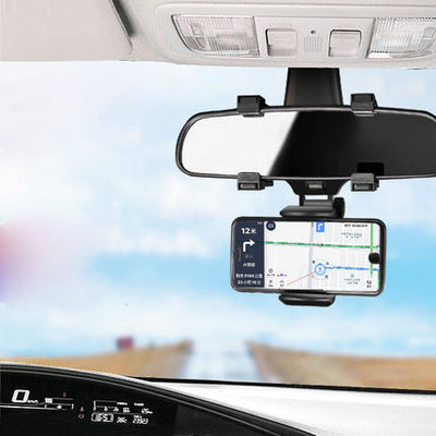 Soporte Ajustable para Celular en Espejo Retrovisor