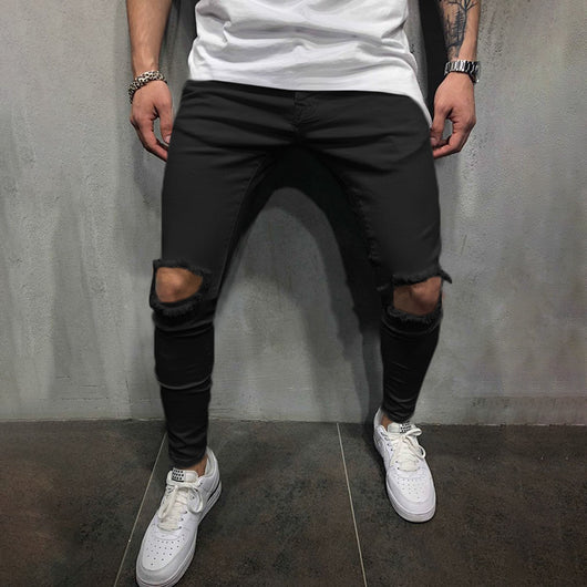 Pantalón de Cintura Ajustada y Tobillo Ceñido Estilo Casual - Image 4