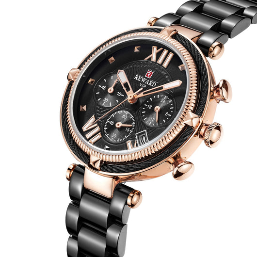 Reloj de Cuarzo Elegante para Mujer con Tres Ojos - Image 17