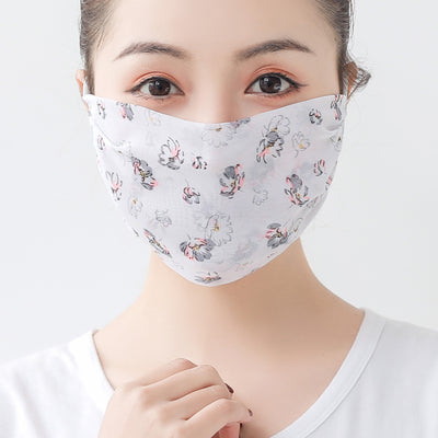 Mascarilla de Gasa Floral Elegante - Image 3