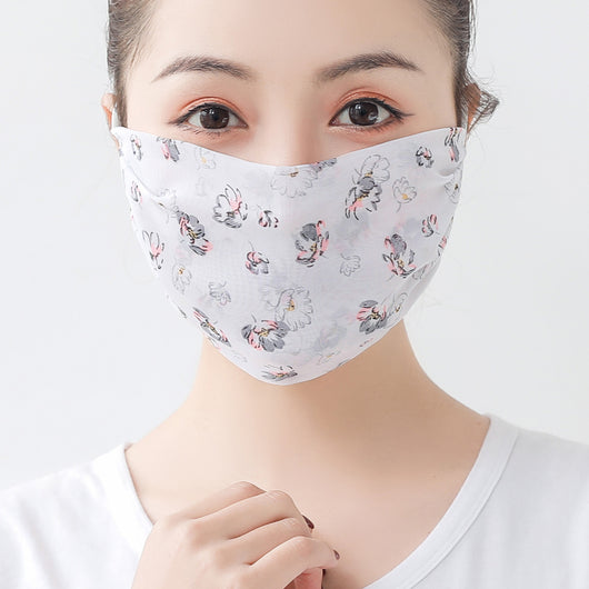 Mascarilla de Gasa Floral Elegante - Image 3