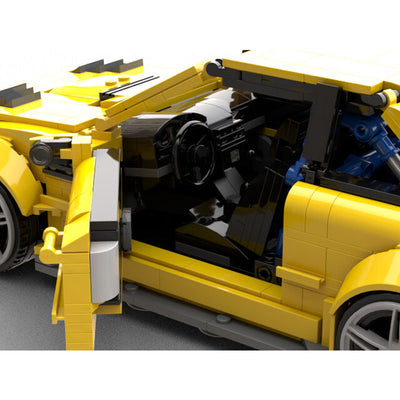 Set de Bloques de Construcción BMW E46 M3 GTR - Réplica de Auto de Carreras - Image 4
