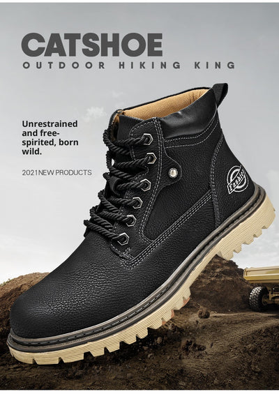 Botas Casuales Martin de Cuero Genuino para Hombre - Caña Media - Image 10