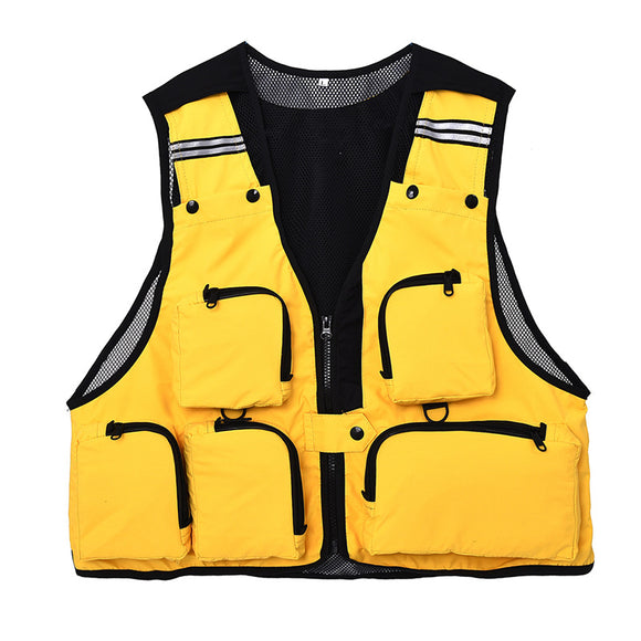 Chaleco Multibolsillo para Fotografía y Pesca Unisex