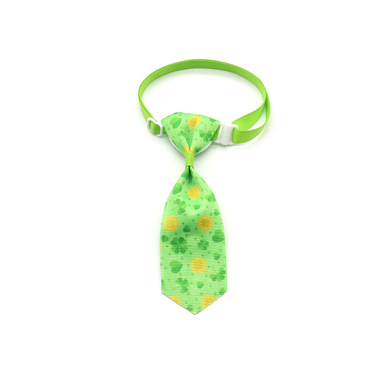 Corbata para Mascotas con Moño de Trébol de Cuatro Hojas - Día de San Patricio - Image 12
