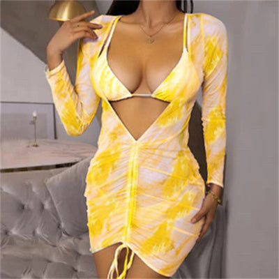 Bikini Tie-Dye Malla Europeo Americano - Image 15
