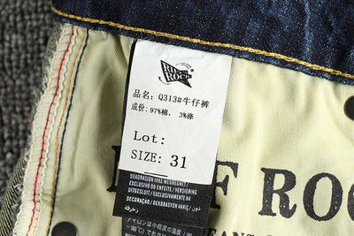 Jeans Rectos Casuales para Hombre con Bolsillos Retro - Image 4