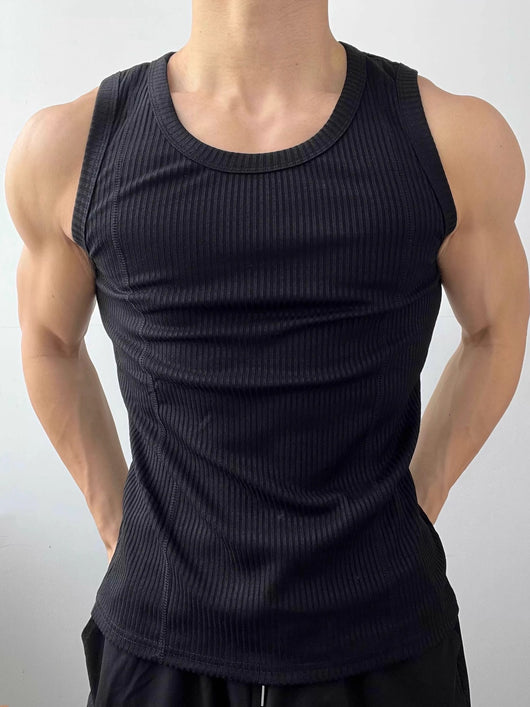 Musculosa Deportiva Ajustada con Stretch para Hombre - Image 10