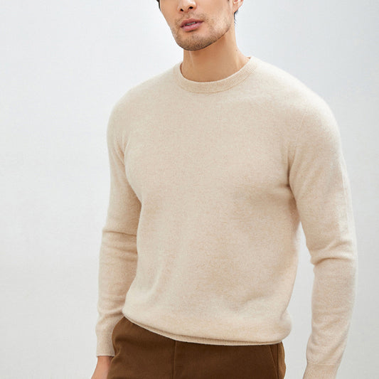 Suéter Grueso Business Casual de Manga Larga para Hombre - Otoño e Invierno