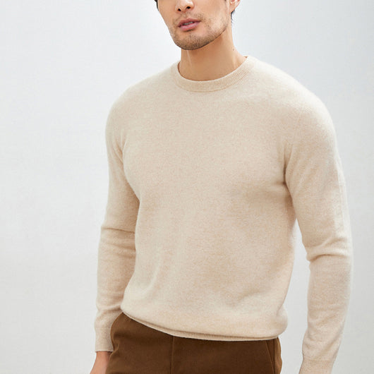 Suéter Grueso Business Casual de Manga Larga para Hombre - Otoño e Invierno