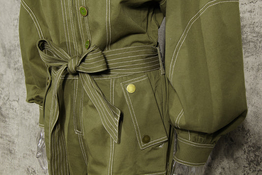 Traje Slim de Cintura Alta con Moño Trendy - Image 2