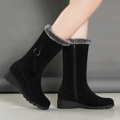 Botas Martin Forradas en Lana Sintética con Peluche Largo - Otoño Invierno - Image 3