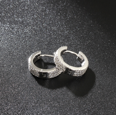 Aretes de Plata 925 con Cristal Diamante - Diseño Caleidoscopio Elegante - Image 4