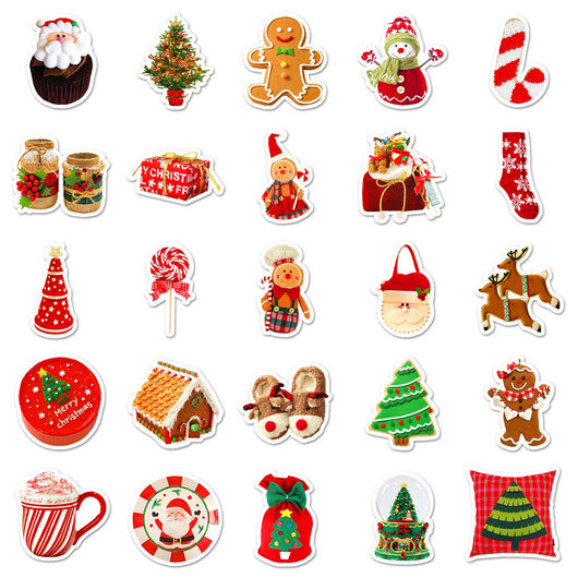 Vaso Navideño Reutilizable con Stickers Decorativos Impermeables - Image 8