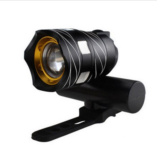 Luz Frontal USB para Bicicleta con Alerta de Seguridad