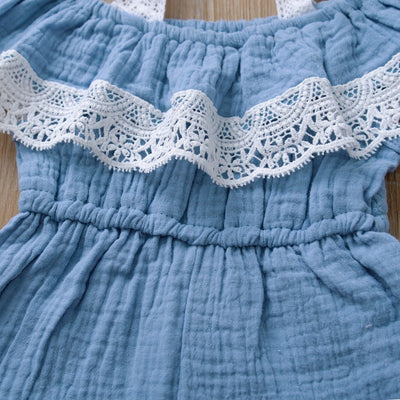 Jumpsuit Monohombro de Encaje para Niña - Diseño Moderno y Elegante - Image 8