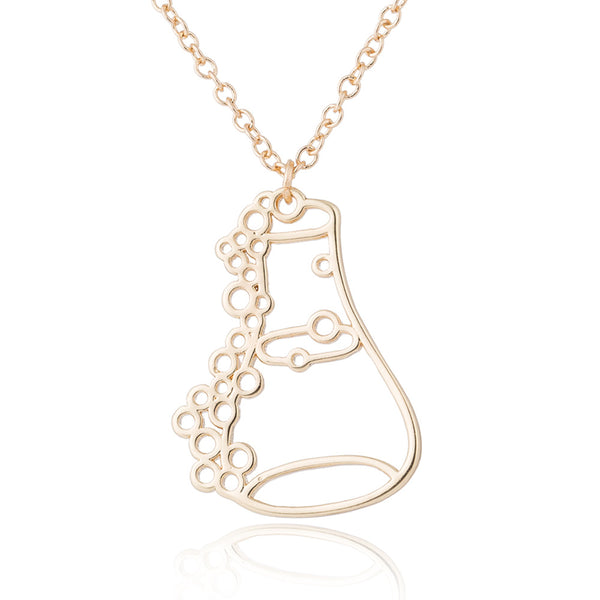 Collar Colgante Botella de Acero Inoxidable Estilo Europeo Americano - Image 6