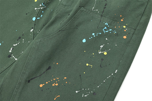 Pantalones Rectos con Diseño Splash de Pintura Artística - Image 8