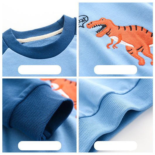 Playera Infantil de Algodón con Diseño Cartoon de Manga Larga - Image 5