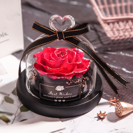 Rosas Eternas con LED en Vidrio - Flores Secas para Decoración y Regalos - Image 14