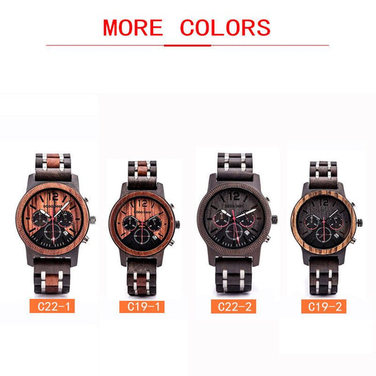 Reloj Casual de Madera para Hombre - Image 13