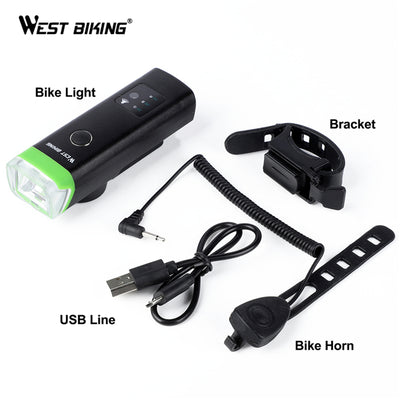 Luz Frontal para Bicicleta con Sensor Automático - Image 3
