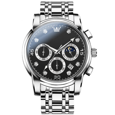 Reloj de Cuarzo Multifuncional para Hombre en Acero Inoxidable - Image 8