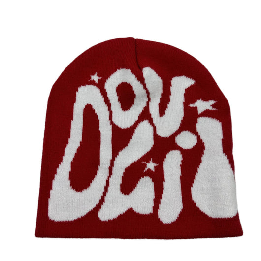 Gorro Tejido Retro con Letras Deportivas Jacquard - Image 6